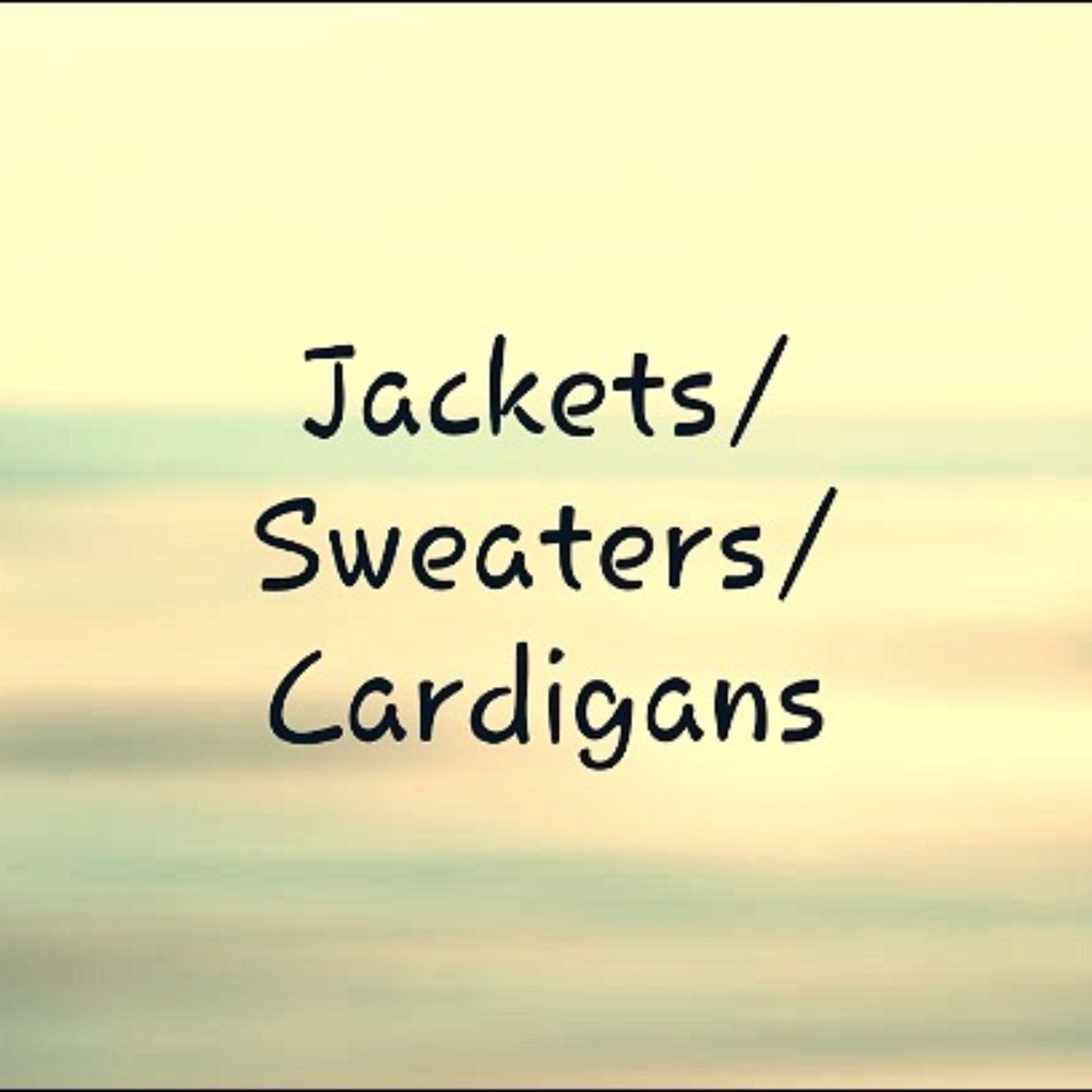 Jackets/Sweaters/Cardigans